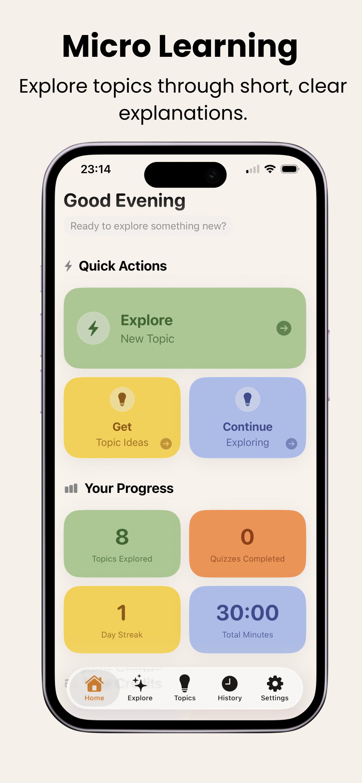 MicroLearning screenshot 1